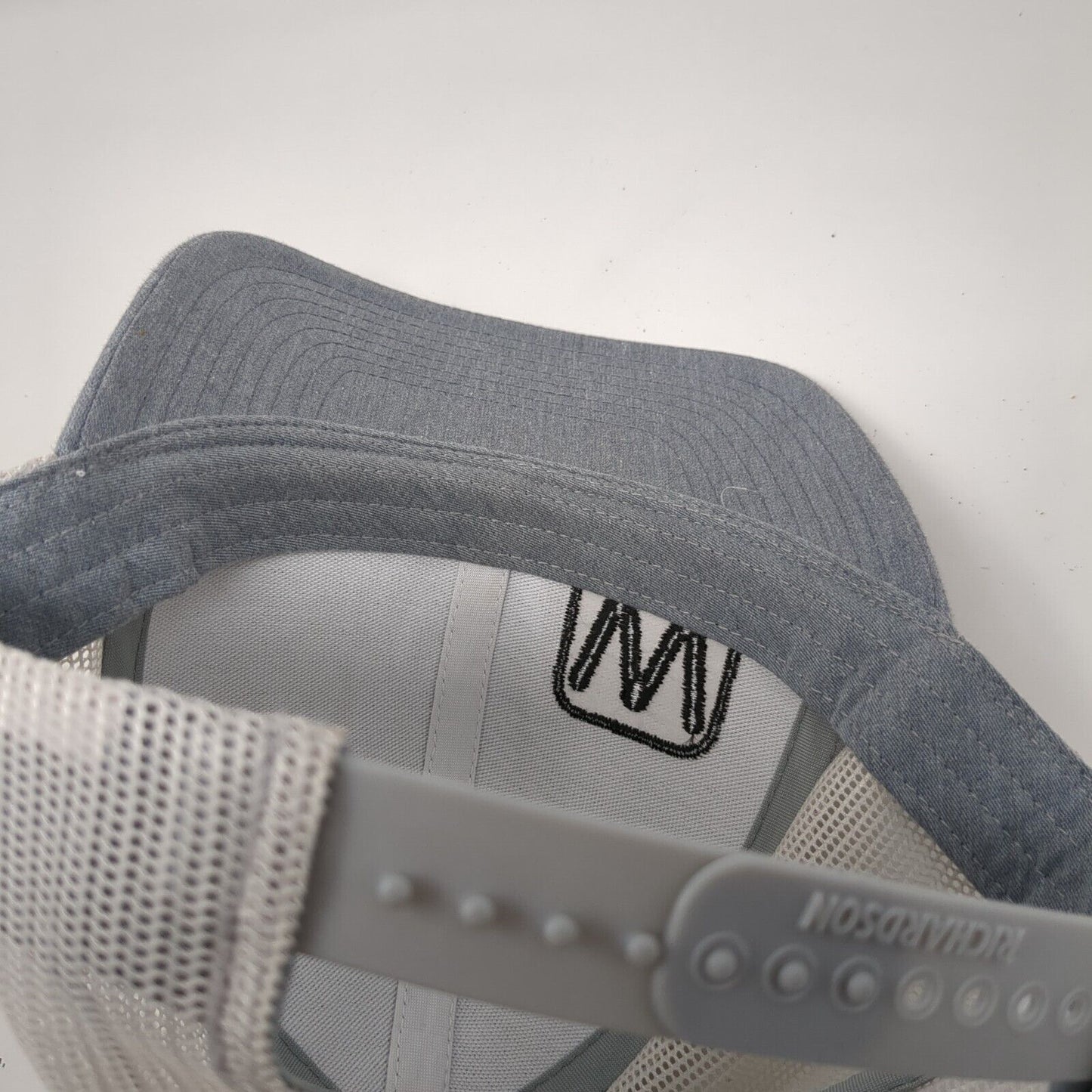 W Ontario OR Snapback Trucker Hat Gray One Size Adjustable Mesh Back Richardson