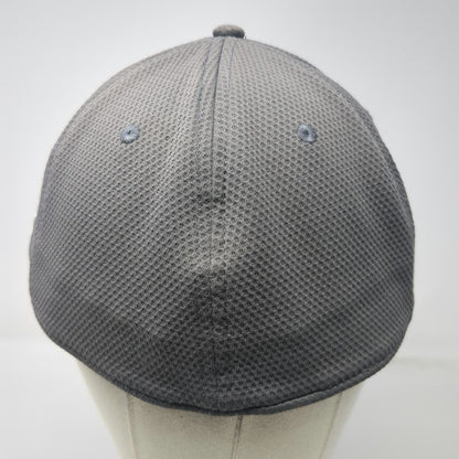 Under Armour Baseball Cap Gray XL Fitted Mesh Performance Athletic Workout Hat