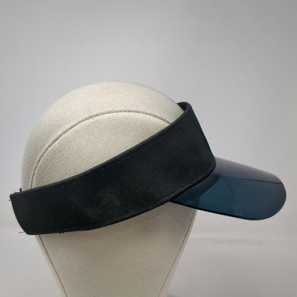 Coal Visor Black One Size Hat Translucent Plastic Brim Shaka Sign Slideback