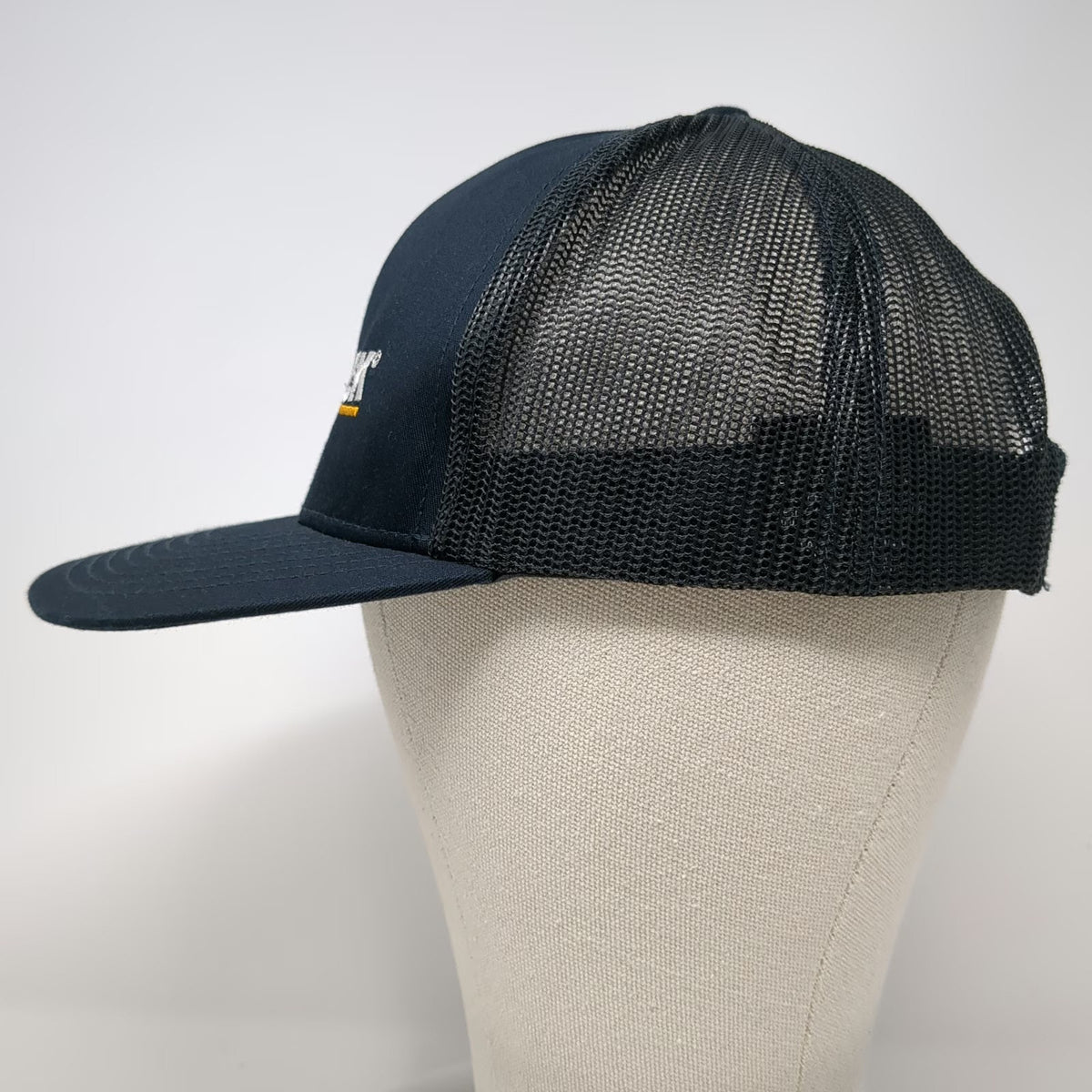 Pacific Headwear Trucker Hat Blue OSFM Hat Merrick Business Logo Mesh Snapback