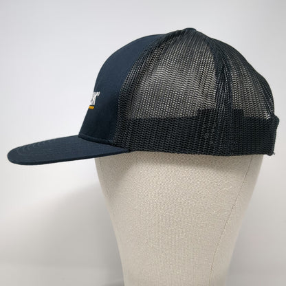 Pacific Headwear Trucker Hat Blue OSFM Hat Merrick Business Logo Mesh Snapback
