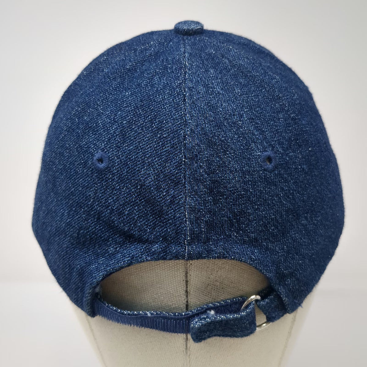 Faded Glory Baseball Cap Blue One Size Denim Embroidered Star Strapback Hat