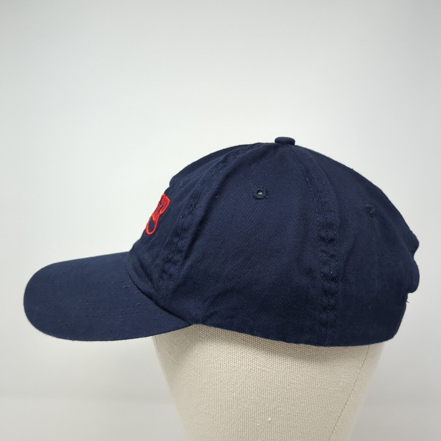 Budweiser Strapback Hat Blue One Size Adjustable Embroidered 6 Panel