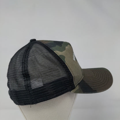 North Shore Lodge Warm Lake ID Snapback Trucker Hat Camouflage OSFM New Era