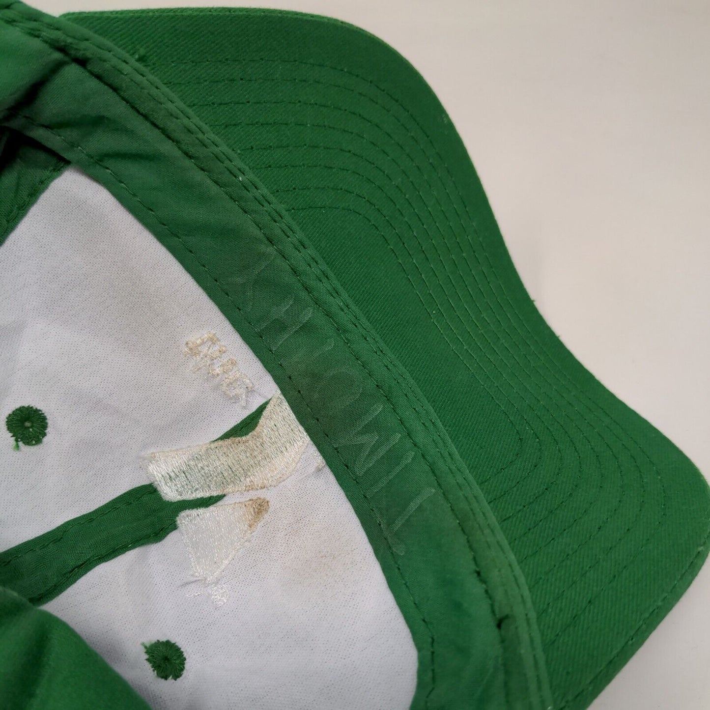 The YMCA Strapback Hat Green OSFM Adjustable Embroidered 6 Panel Outdoor Cap