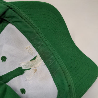 The YMCA Strapback Hat Green OSFM Adjustable Embroidered 6 Panel Outdoor Cap