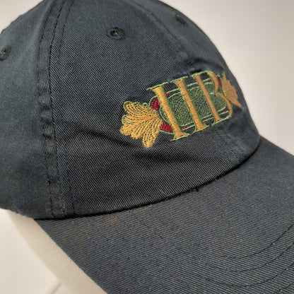IIB Idaho Independent Bank Strapback Hat Black OS Adjustable Embroidered Cotton
