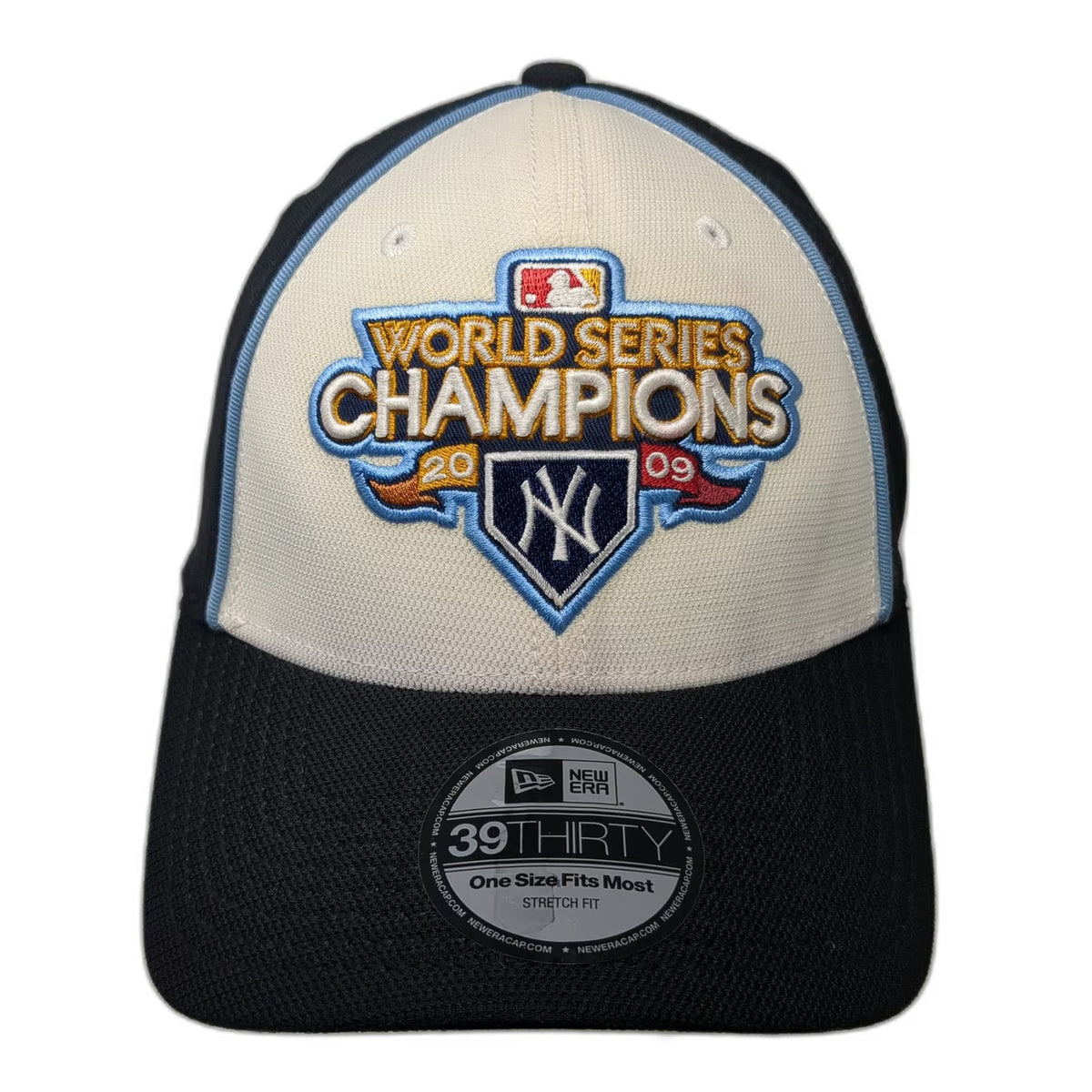 New York Yankees MLB New Era Baseball Cap Black One Size 2009 World Series Hat