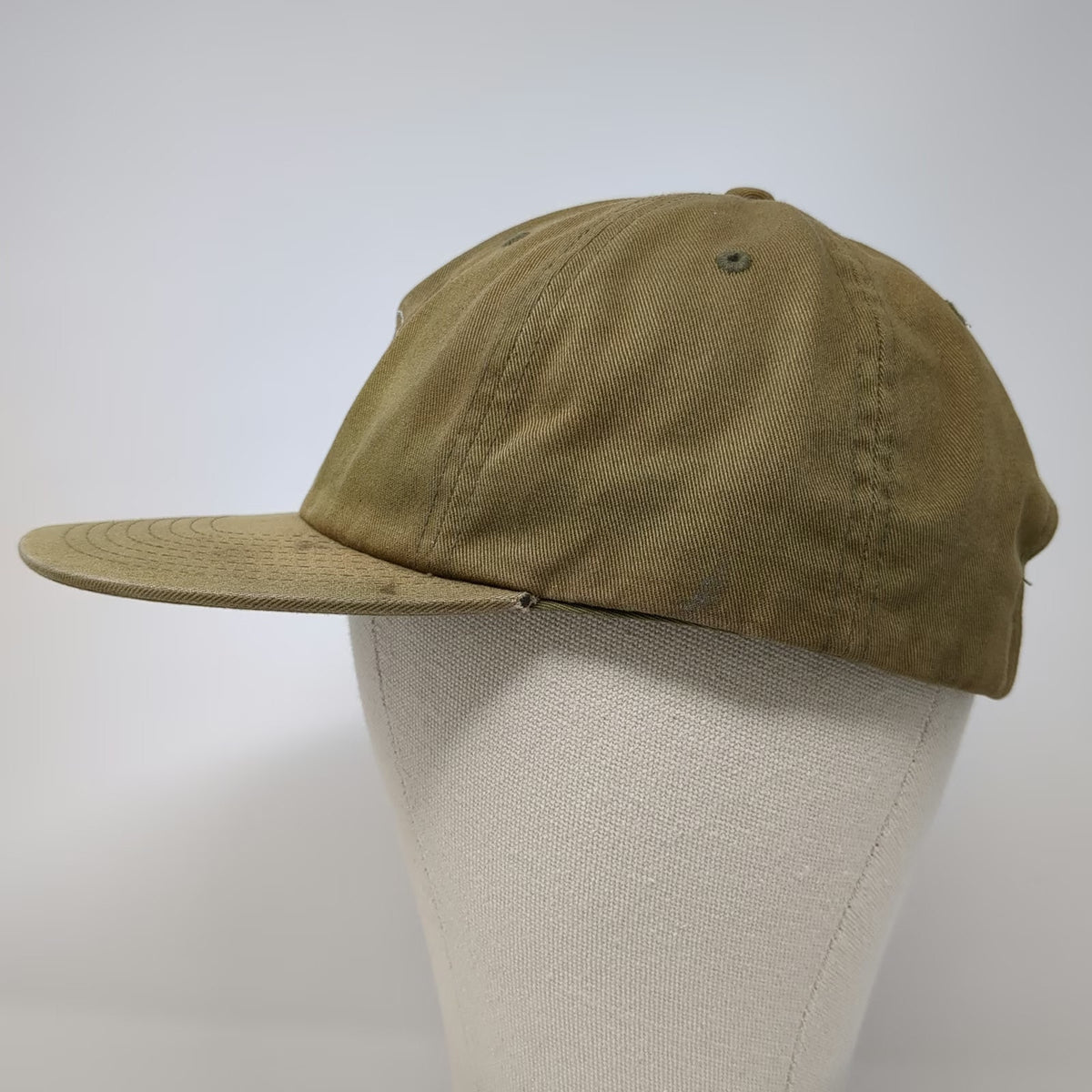 Everlane You Know Baseball Cap Green OSFM Leather Strapback Be Kind Globe Hat
