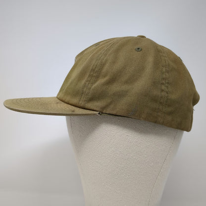 Everlane You Know Baseball Cap Green OSFM Leather Strapback Be Kind Globe Hat