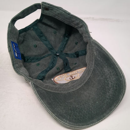 EST Hilton Head Island Green Baseball Cap OSFM Slideback Cotton Anchor Patch hat