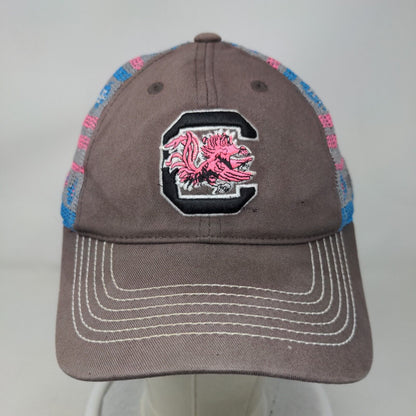 South Carolina Gamecocks Women's Snapback Mesh Back Hat Gray Colorful NCAA