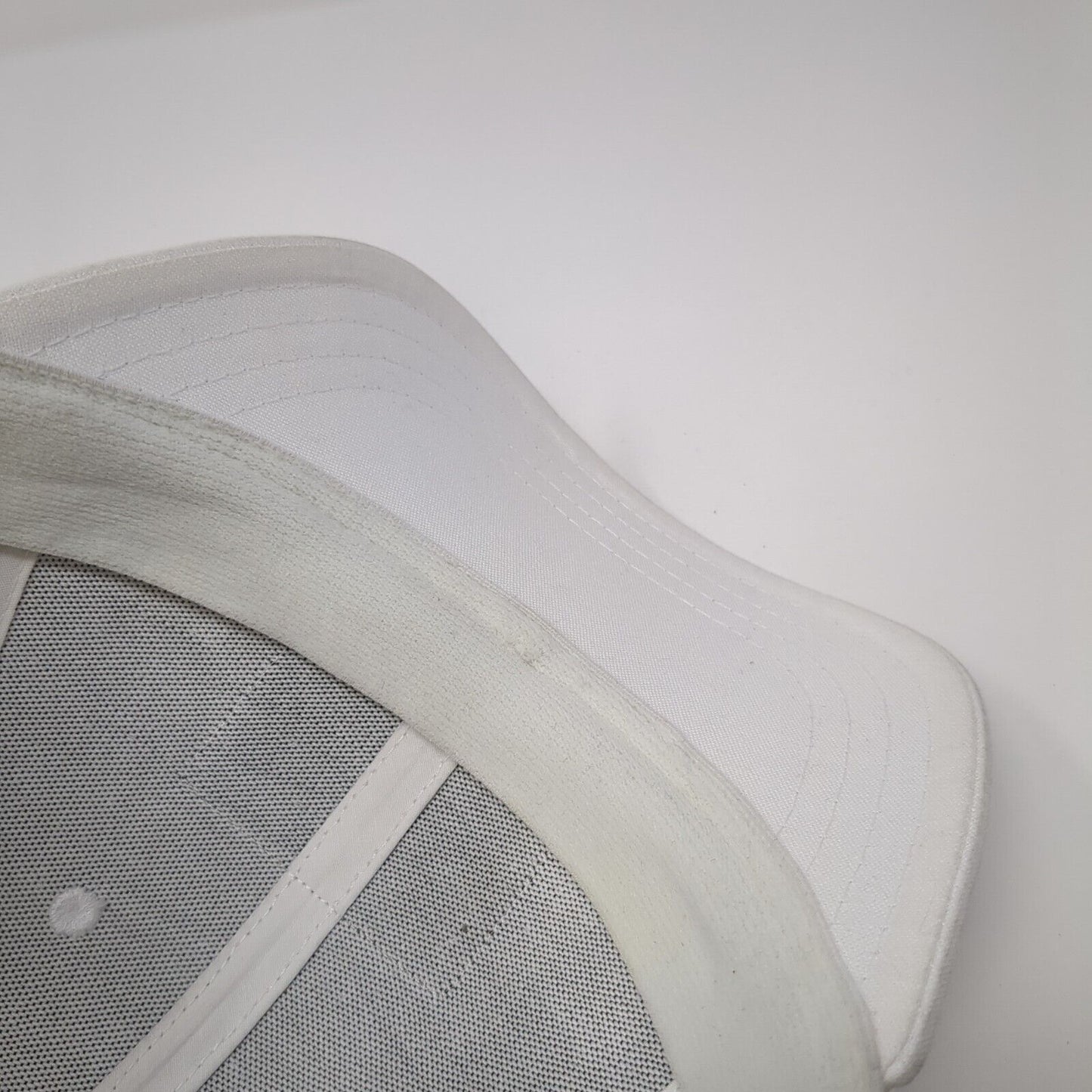 Pukka Snapback Trucker Hat White One Size Adjustable Embroidered Mesh Back