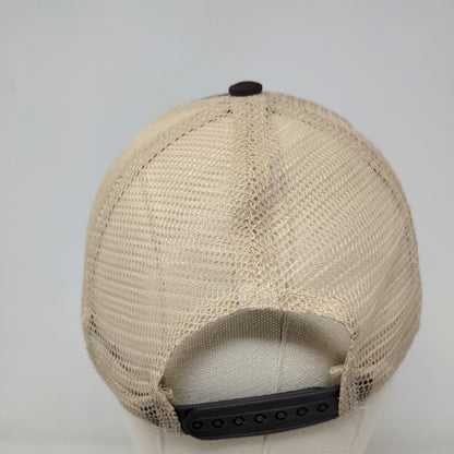 Infinity Headwear Men's Snapback Mesh Back Hat Brown Size OSFM Blank