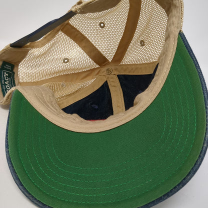 Legacy Trucker Hat Blue One Size Redfish Lake Lodge Rainbow Mesh Snapback