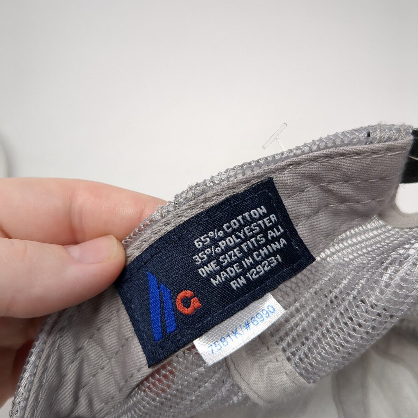 I'll Bring The Peer Pressure Strapback Trucker Hat Gray OS Adjustable Distressed