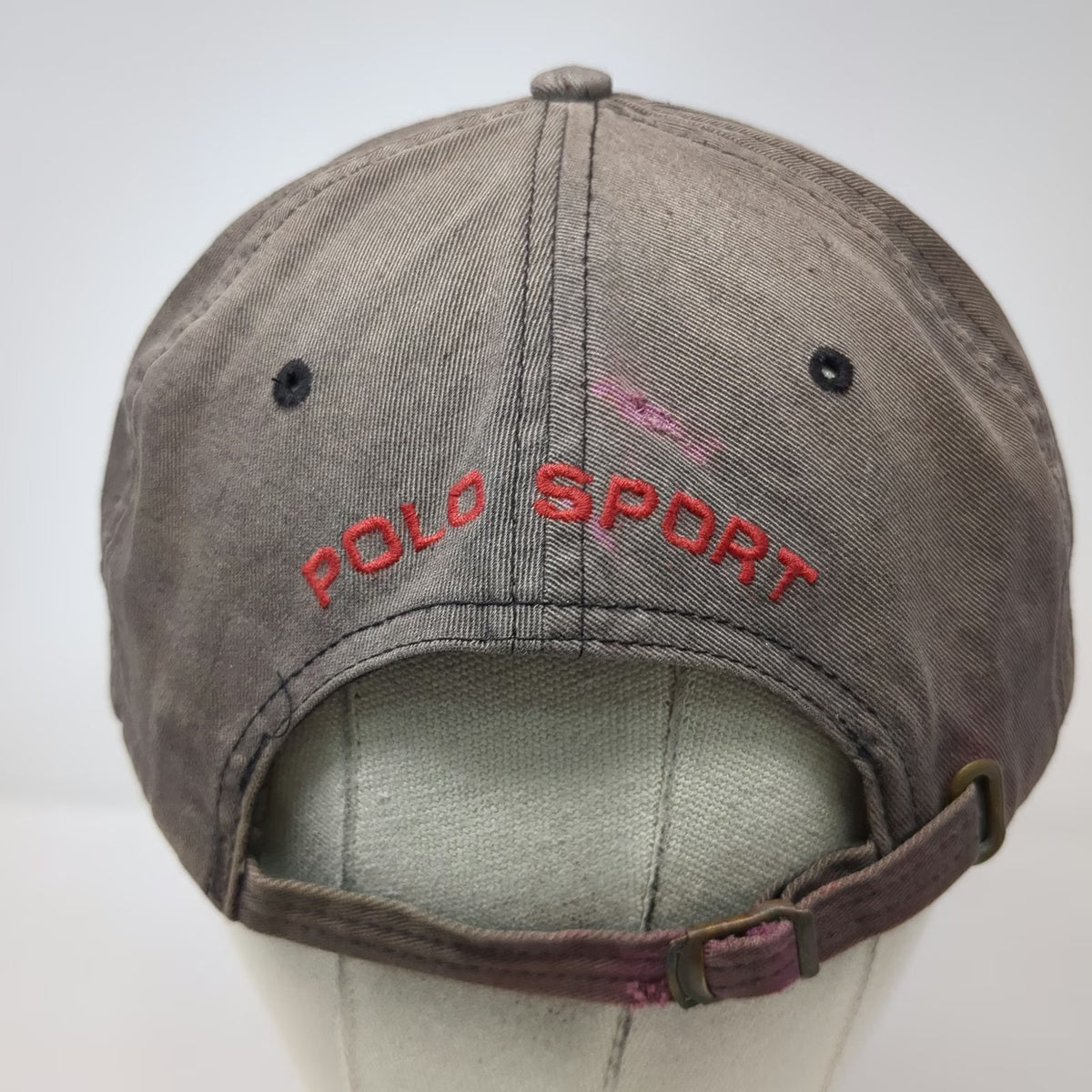 Polo Sport Ralph Lauren Baseball Cap Blue One Size Mountain Patch Slideback Hat