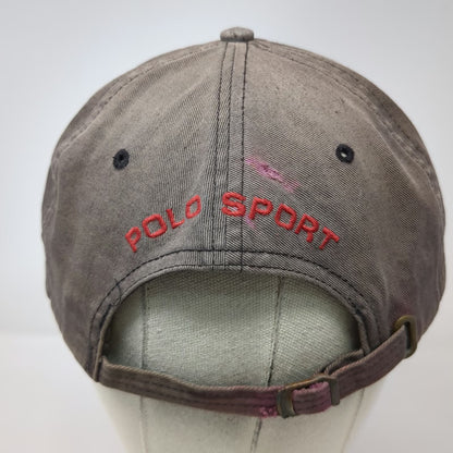 Polo Sport Ralph Lauren Baseball Cap Blue One Size Mountain Patch Slideback Hat