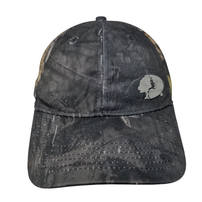 Mossy Oak Fitted Hat Camouflage Size S/M Vented Holes 6 Panel Outdoor Cap