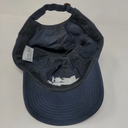 Busch Gardens Slideback Hat Blue One Size Embroidered Adjustable 6 Panel