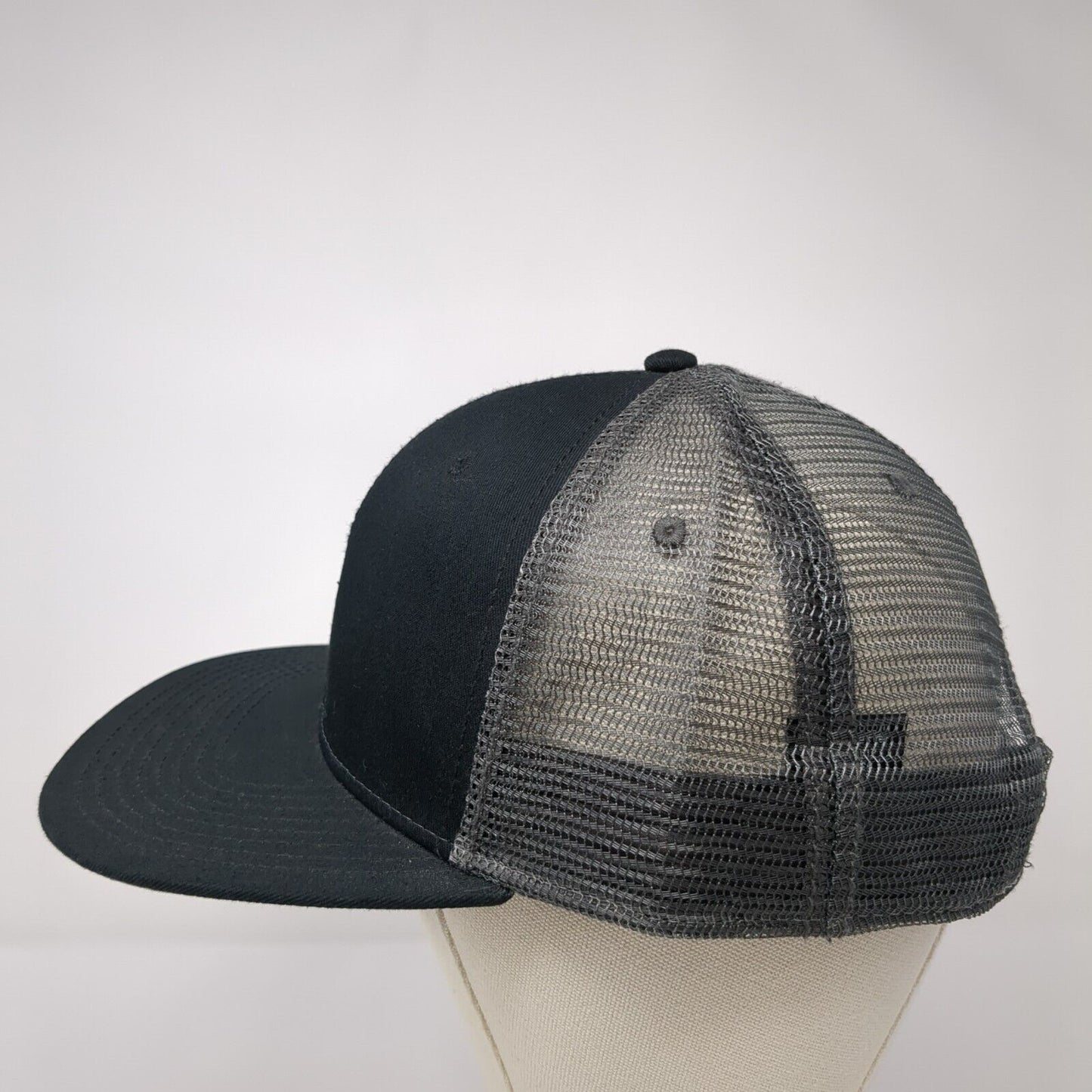 Mother Earth Brew Co. Snapback Trucker Hat Black One Size Mesh Back