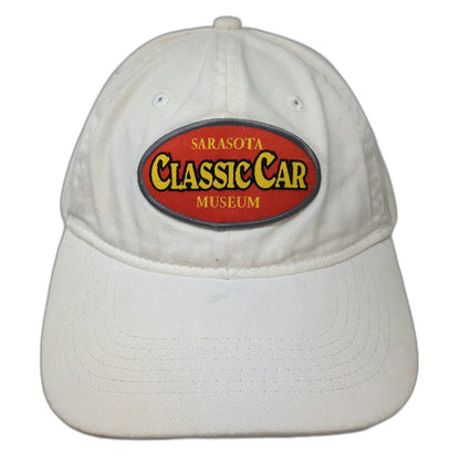 Port & Company Sarasota Classic Car Museum Baseball Cap White One Size Hat Slide