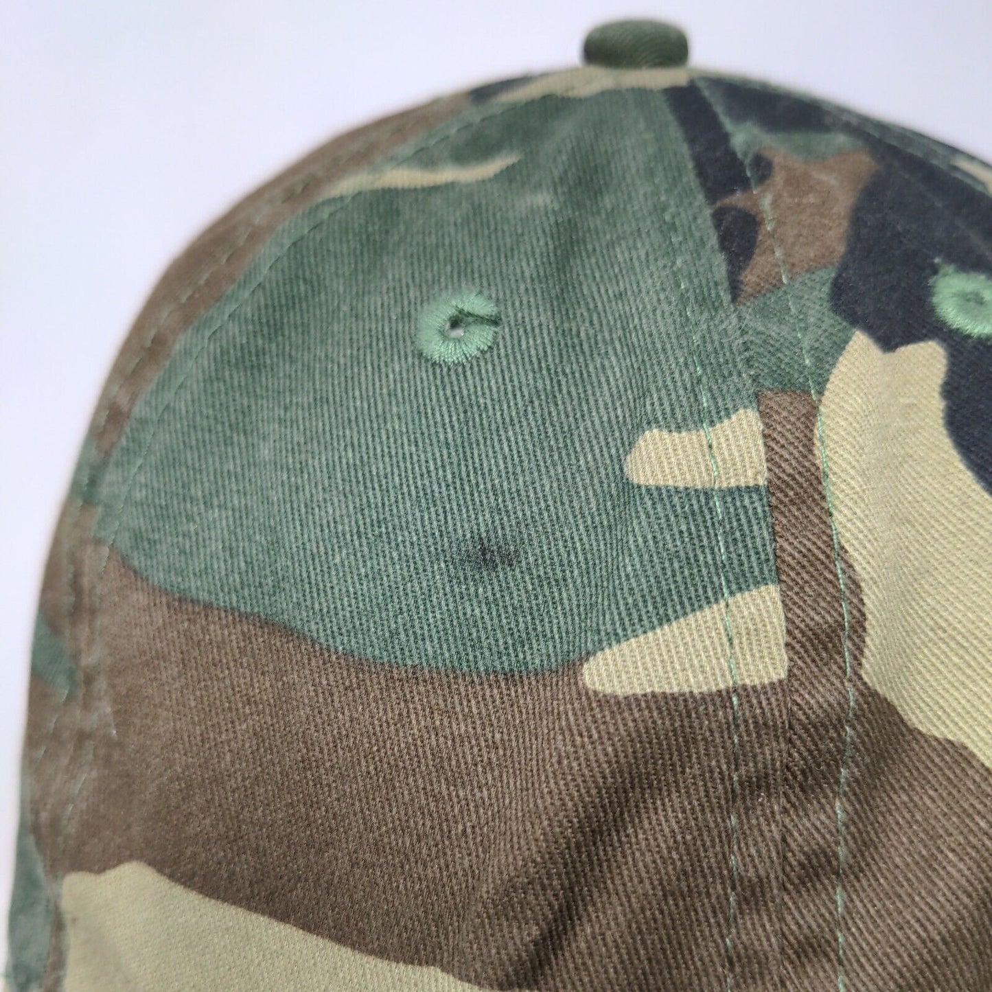 Newhattan Slideback Hat Camouflage OSFA Adjustable 6 Panel Blank
