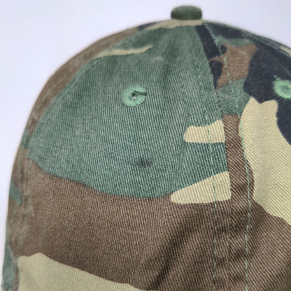 Newhattan Slideback Hat Camouflage OSFA Adjustable 6 Panel Blank