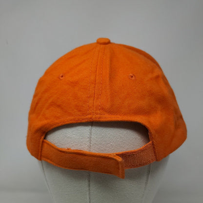 Rinieri Strapback Hat Orange One Size Embroidered Actiwear Adjustable