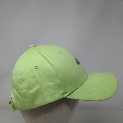 Elephant Slideback Hat Green One Size Adjustable Embroidered Vented Holes