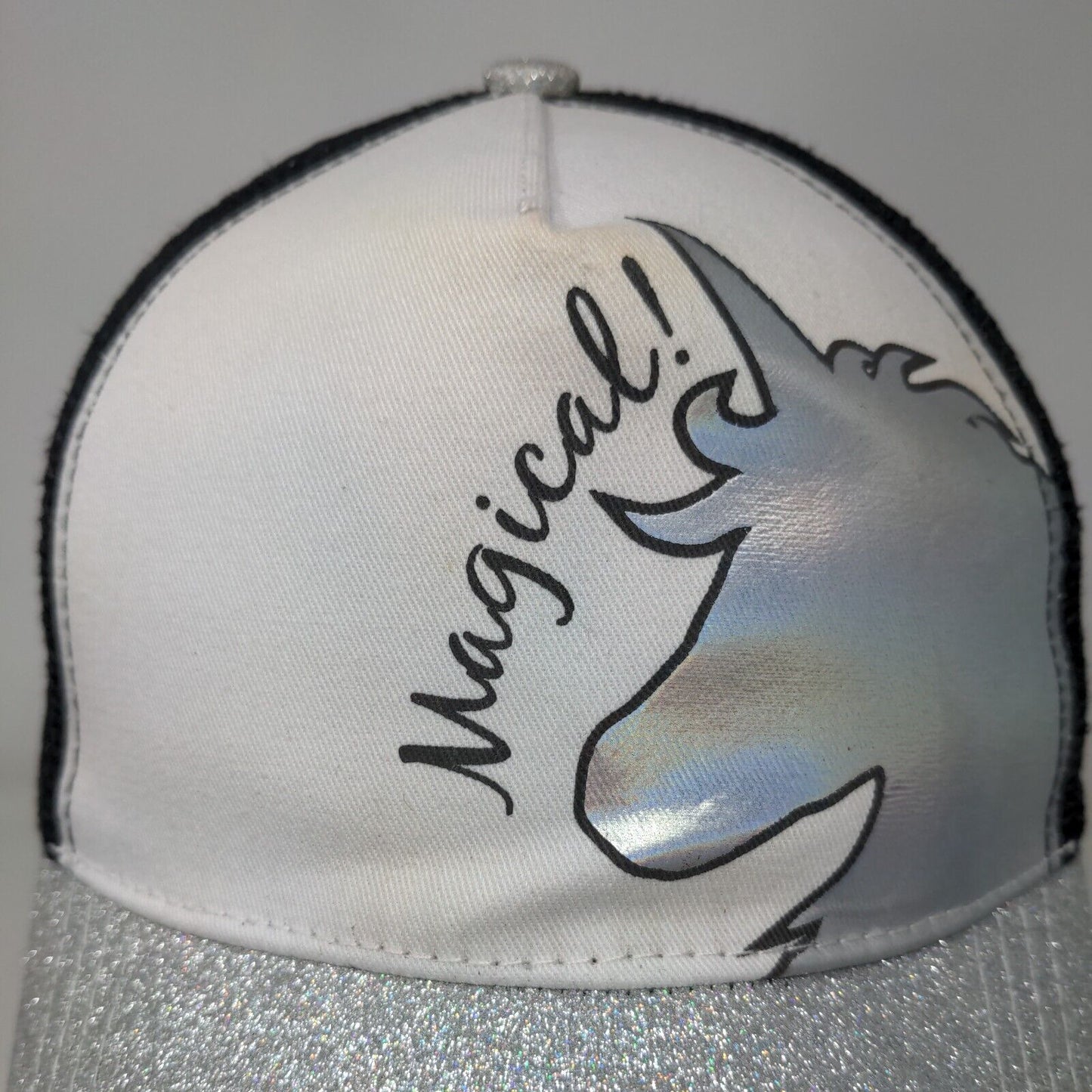 Magical Unicorn Snapback Mesh Back Trucker Hat Multi Ladies One Size