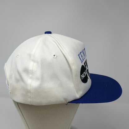 Apparel #1 Kentucky 1993 Final Four New Orleans Hat 5 Panel White Blue One Size