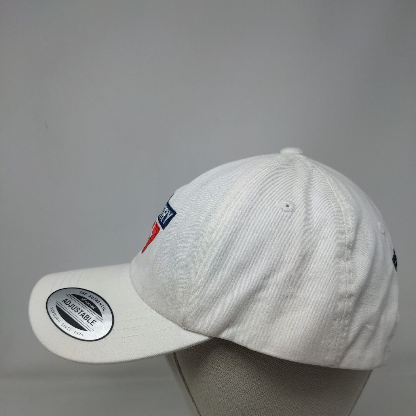 New York's Country 94 7 Slideback Hat White One Size Adjustable Classic Yupoong