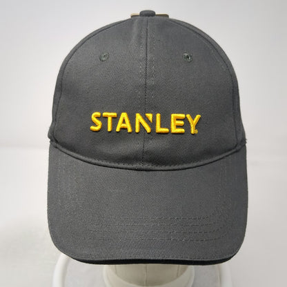 Stanley Snapback Hat Gray One Size Embroidered Adjustable Construction Tool Logo