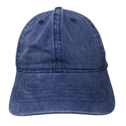 Time And Tru Sildeback Hat Blue OSFM Adjustable Vented Hole 6 Panel Blank