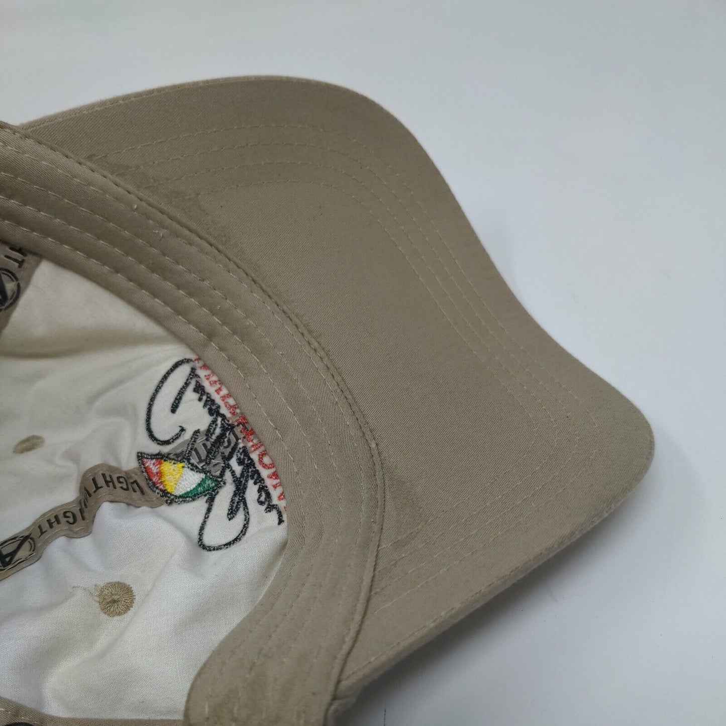 Arnold Palmer Invitational Bay Hill Strapback Hat Tan One Size Classic Fit Ahead