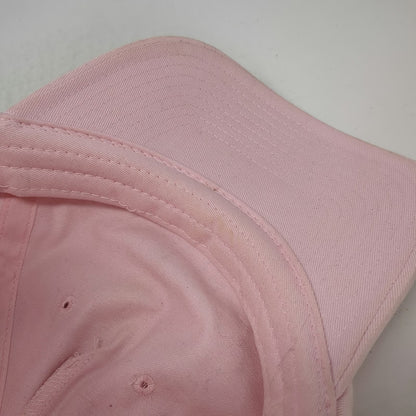 True Religion 5 Panel Pink One Size Hat Rhinestone Horseshoe Logo Bling Snapback