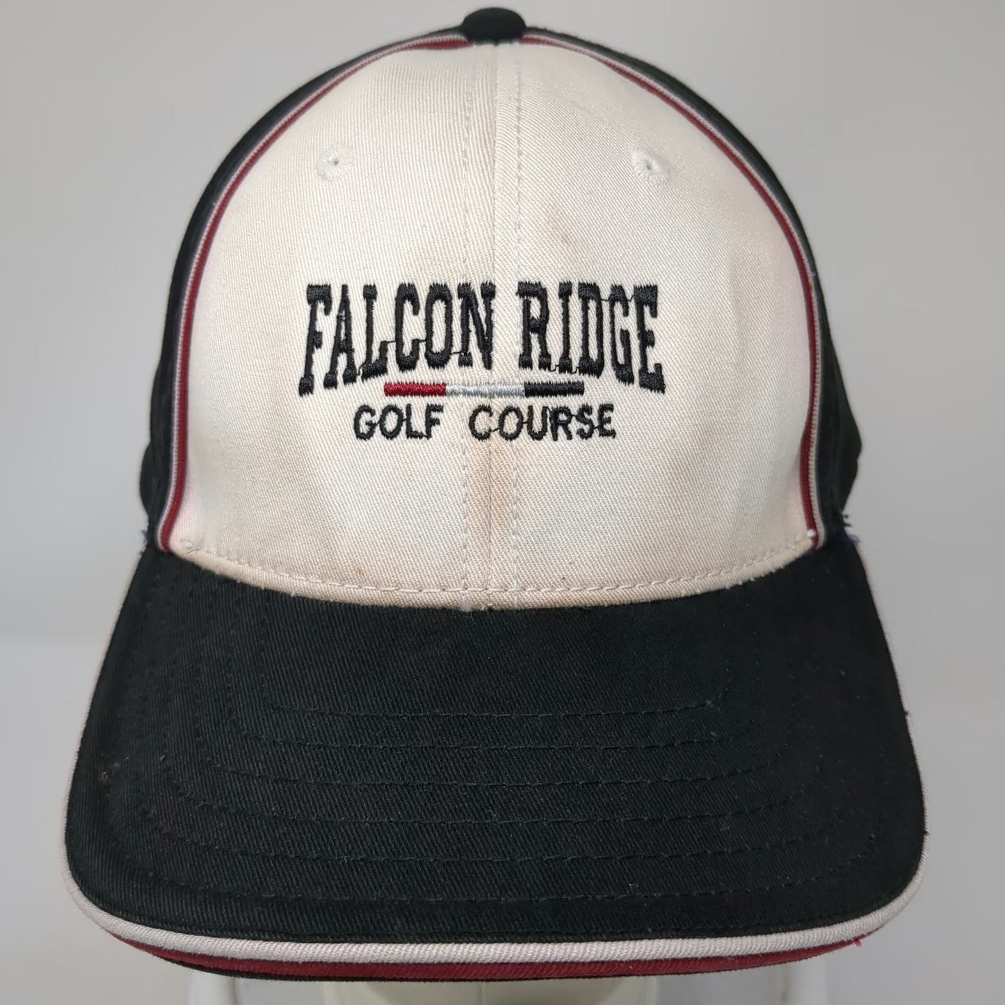 American Dry Goods Baseball Cap Black One Size Falcon Ridge Golf Course Hat