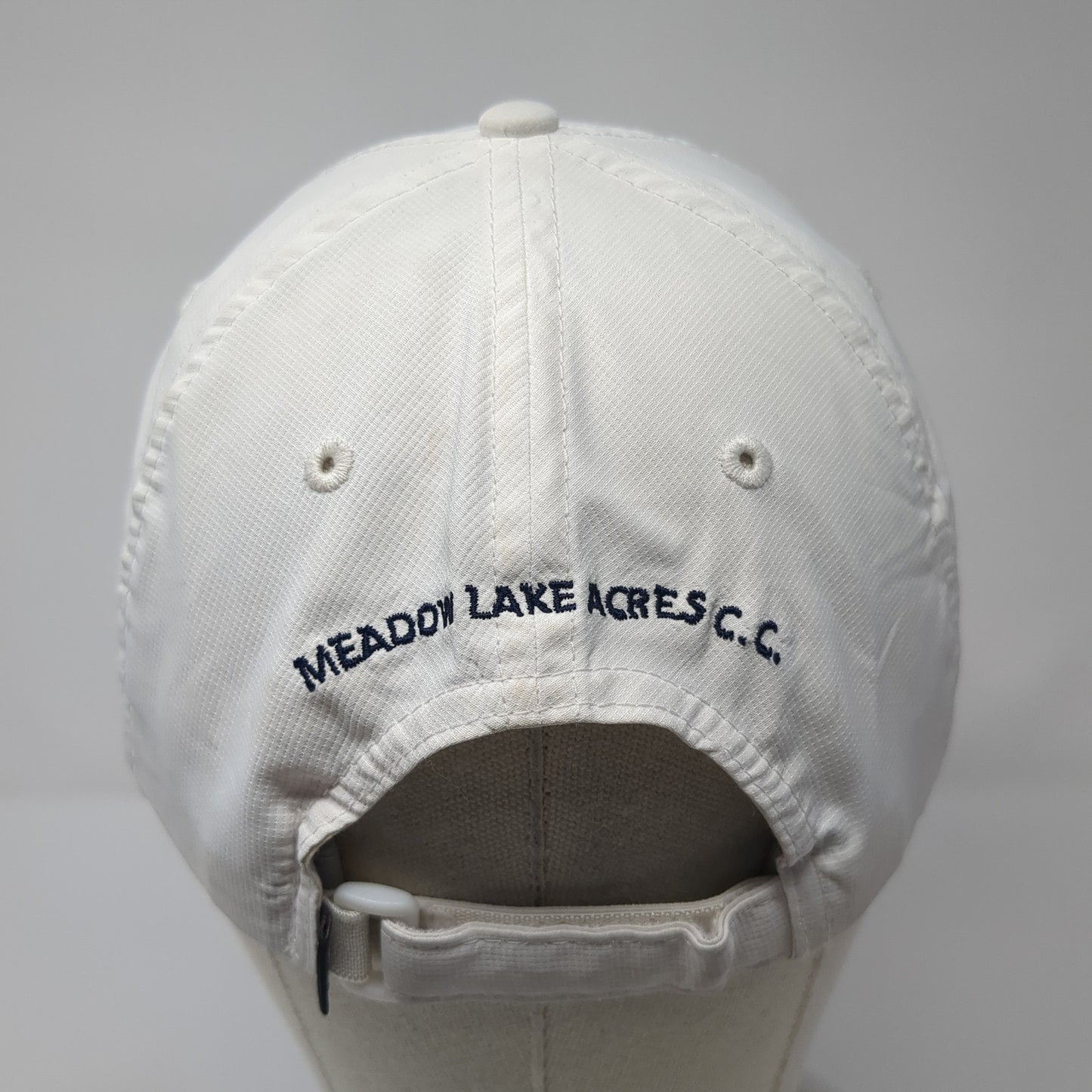 2017 Meadow Lake Acres Strapback Hat White One Size Adjustable Imperial