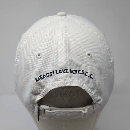 2017 Meadow Lake Acres Strapback Hat White One Size Adjustable Imperial