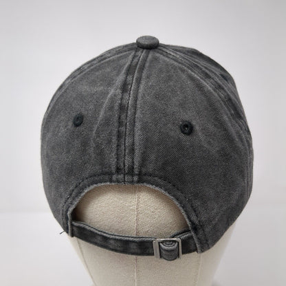 Mama Slideback Hat Gray One Size Adjustable Embroidered Solid Lichfamy