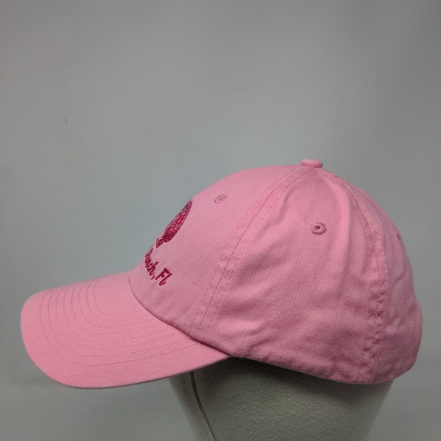 Babcock Ranch FL Strapback Hat Pink OSFA Adjustable Embroidered 6 Panel Cotton
