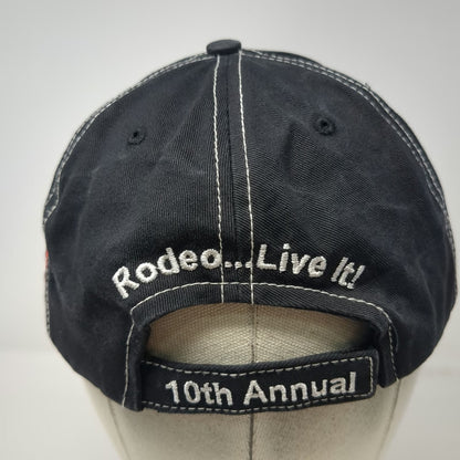 The Hat Source Baseball Cap Black OSFM Strapback D&B Supply Rodeo 10th Annual
