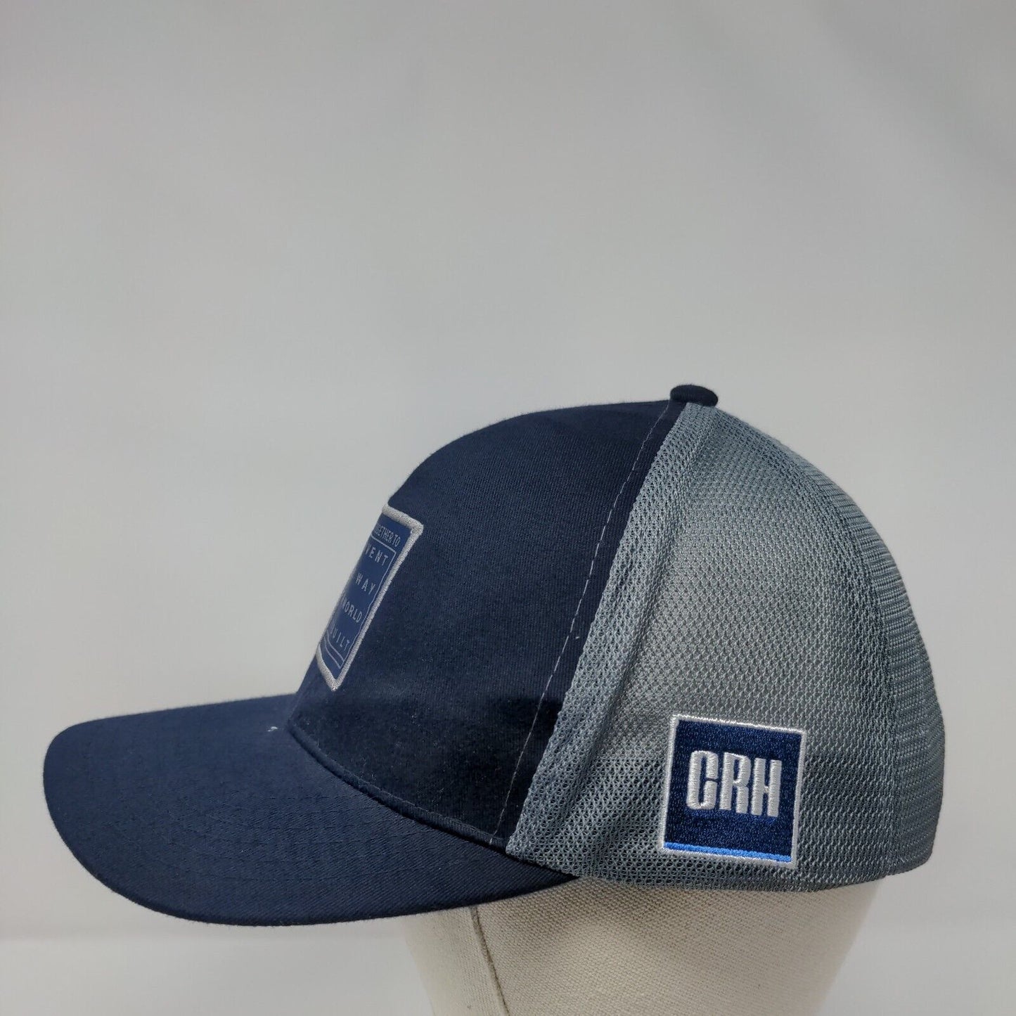 We Stand Together To Reinvent The Way Our World Is Built Trucker Hat Blue OSFA