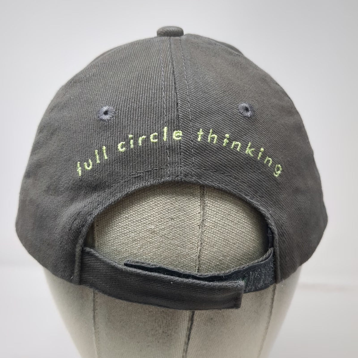 Apollo Baseball Cap Gray One Size Strapback Fuscoe Engineering Logo hat