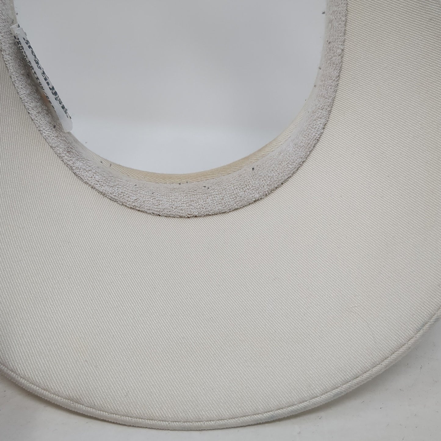 Liz Claiborne Sun Visor Hat White One Size Adjustable Lightweight Blank