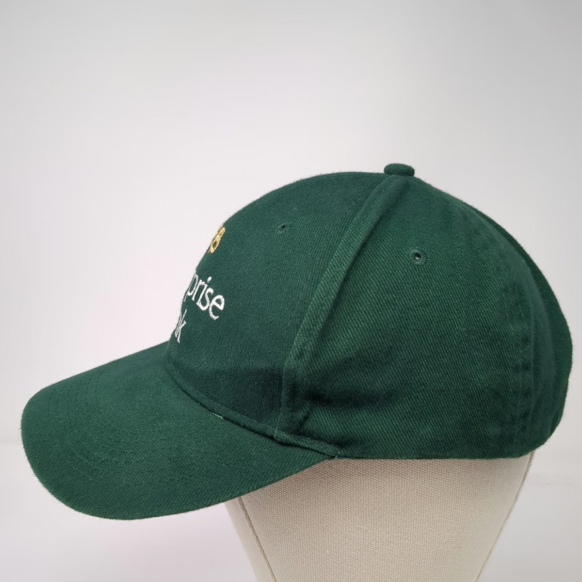 Port & Company Enterprise Bank Baseball Cap Green One Size Adjustable Strap Hat