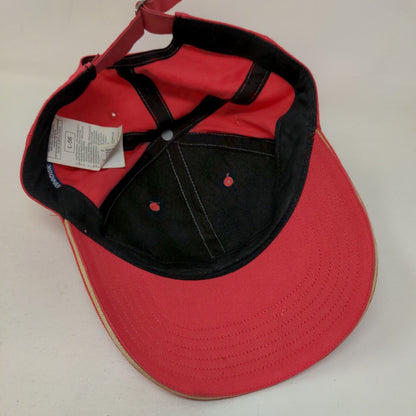 Reebok Slideback Hat Pink Large Adjustable Embroidered Vented Holes 6 Panel