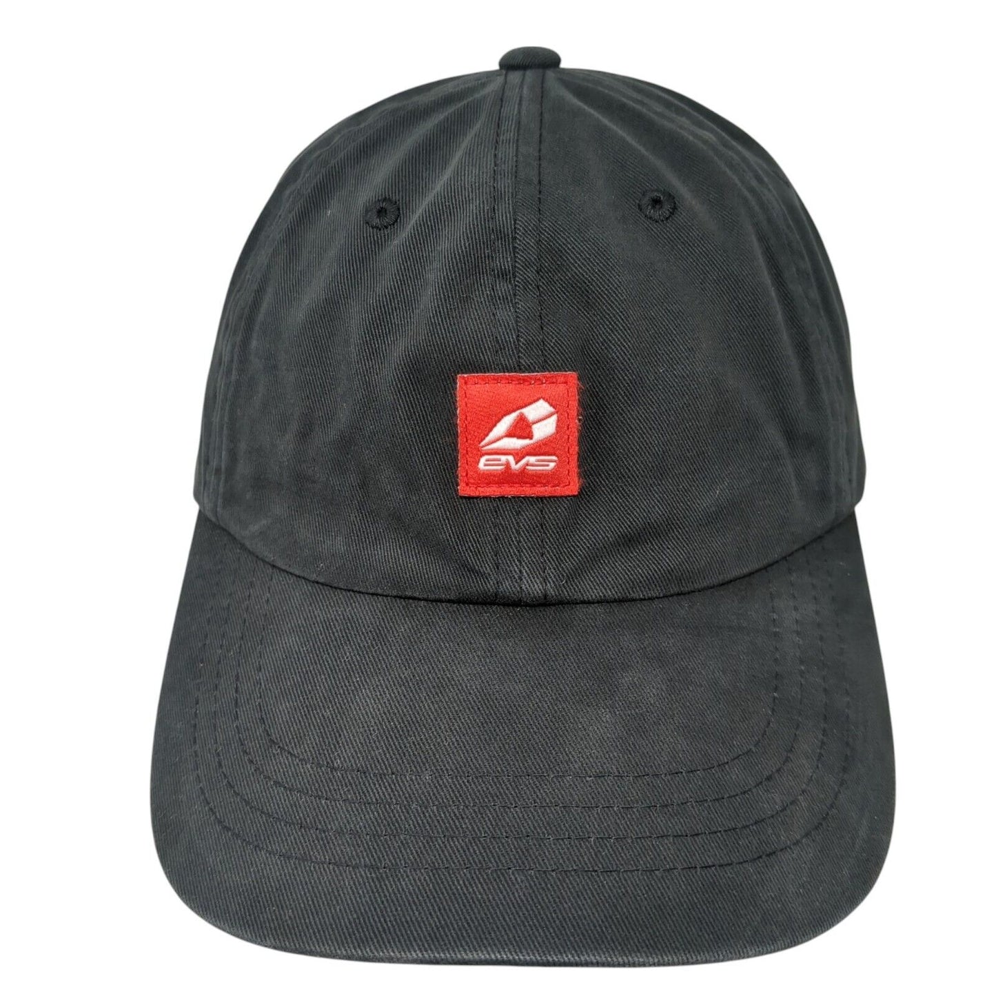 EVS Patch Slideback Hat Black One Size Adjustable Solid 6 Panel Outdoor