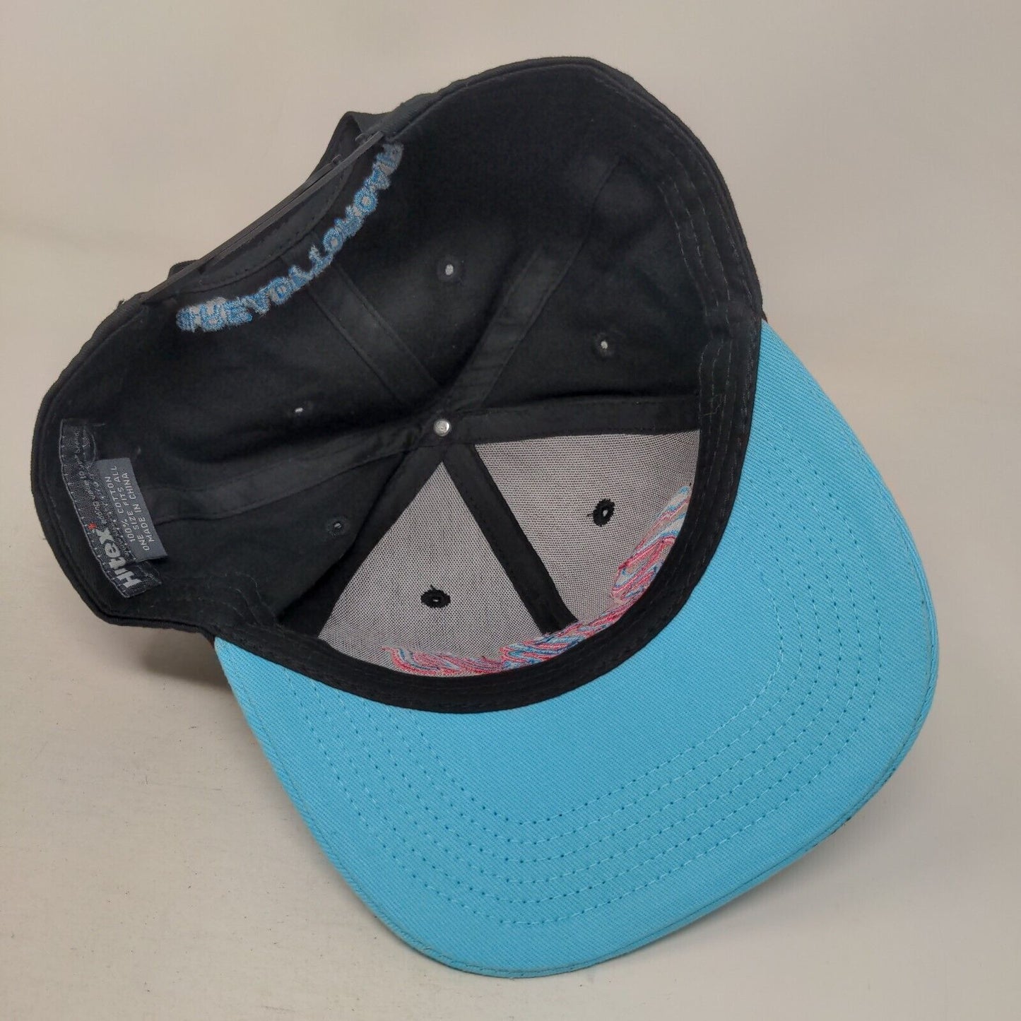 Panthers Snapback Hat Black Blue OSFA Embroidered Ready to Roar 100% Cotton